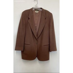 L.L. Bean Brown‎ Womens Vintage blazer - Size 14R